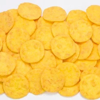 Rice Crackers with Cheese